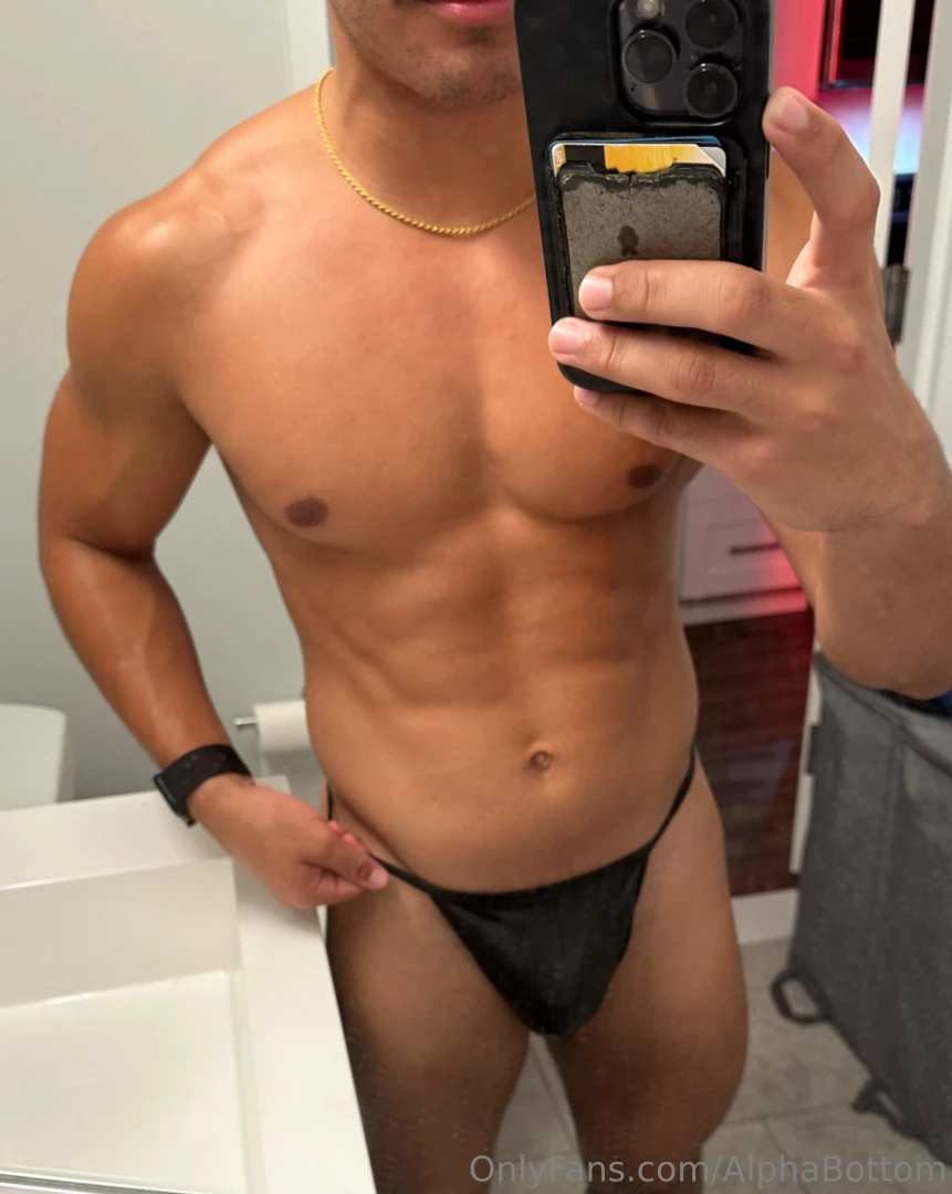 Loving this new thong my fan gifted me 