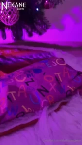 Feliz navidad quieres ver el regalo que me dej santa claus