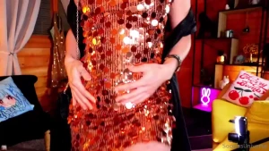 Try on 205 shiny tight dress free version full version on patreon and
