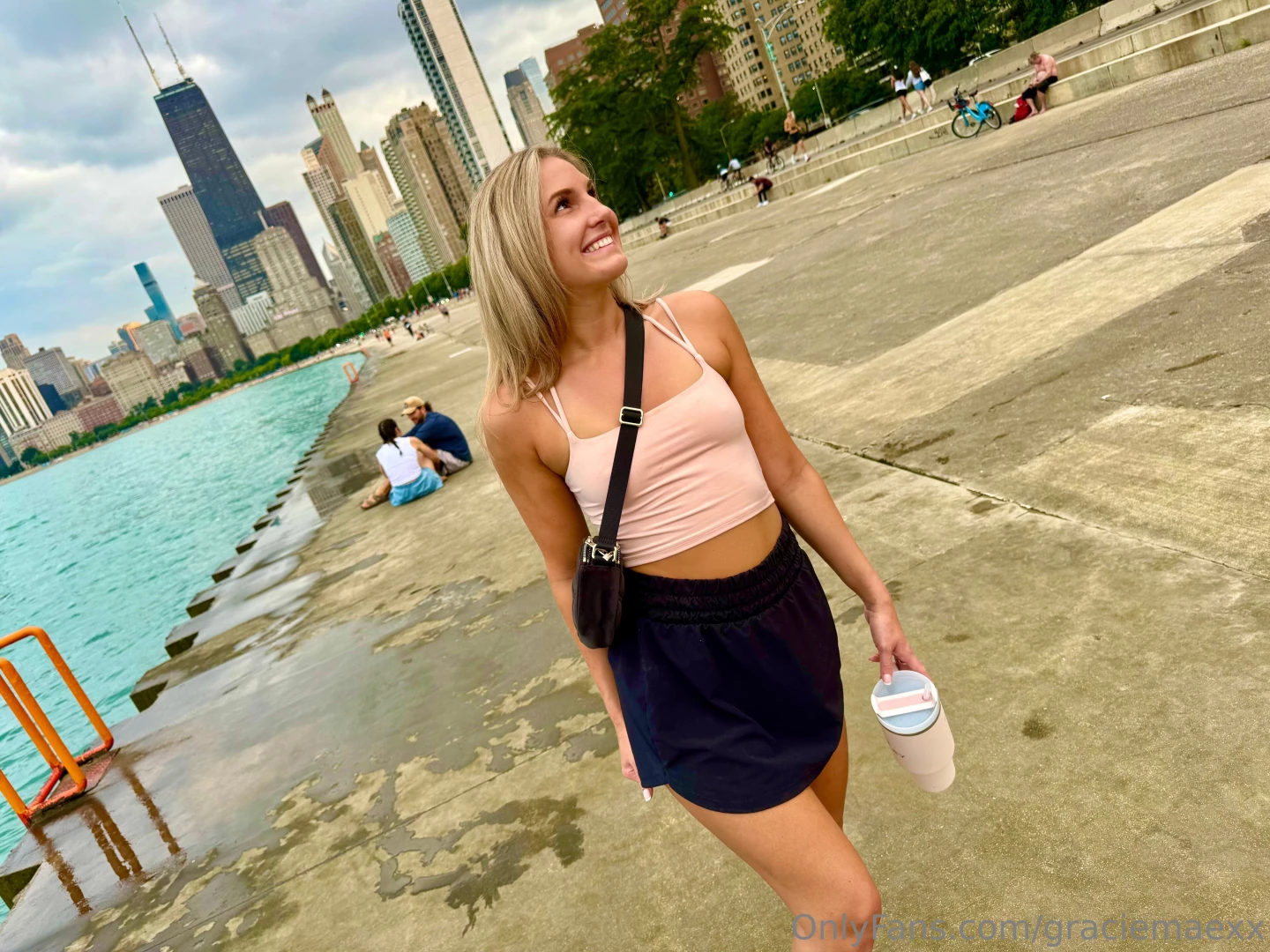 Going on a hot girl walk on the beach 