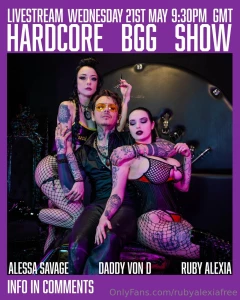 Wednesday 21st may double live stream not one but two live shows for part 1