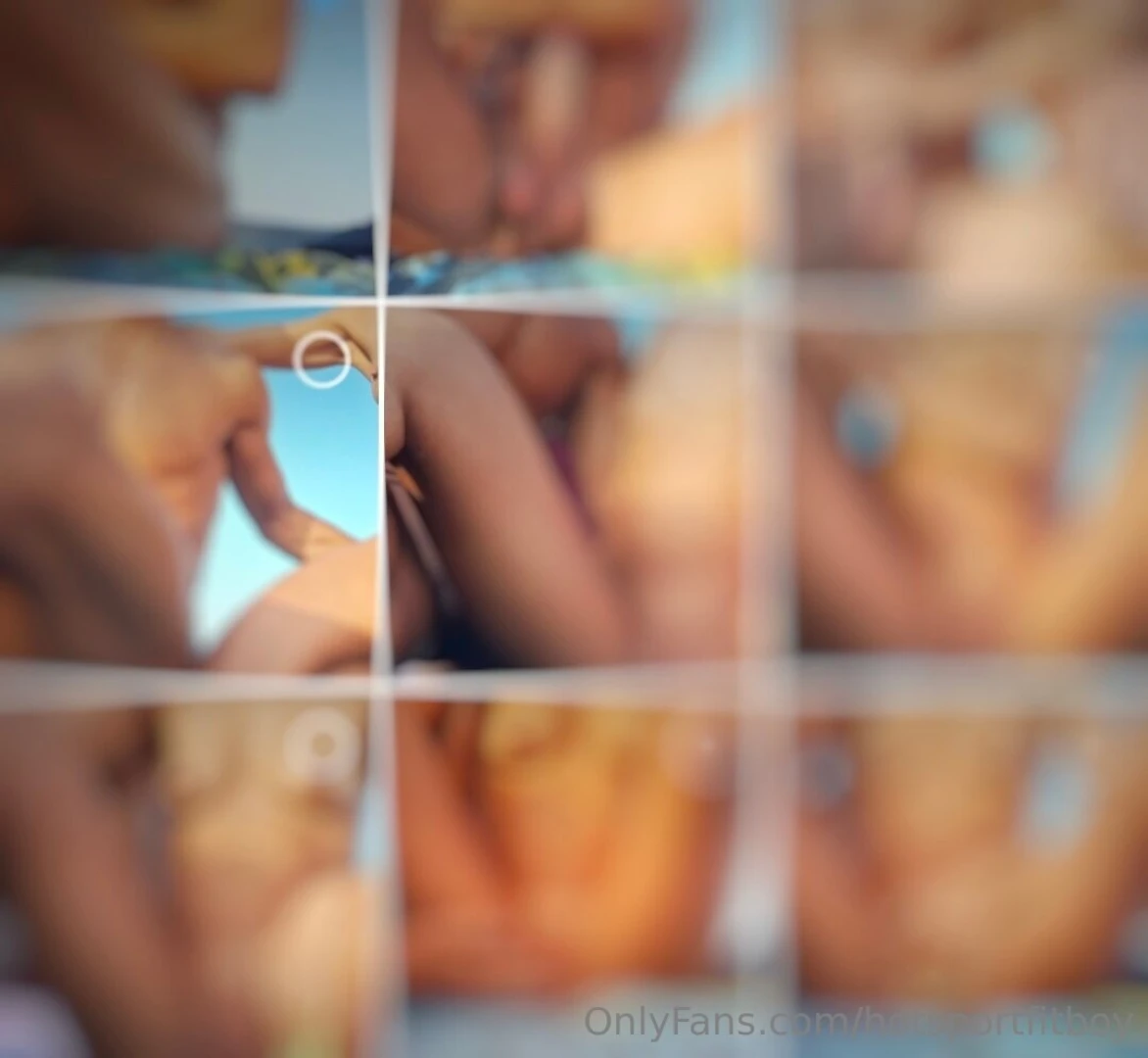 She caught me touching my cock on the beach she couldn t resist 