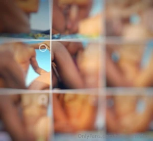 She caught me touching my cock on the beach she couldn t resist