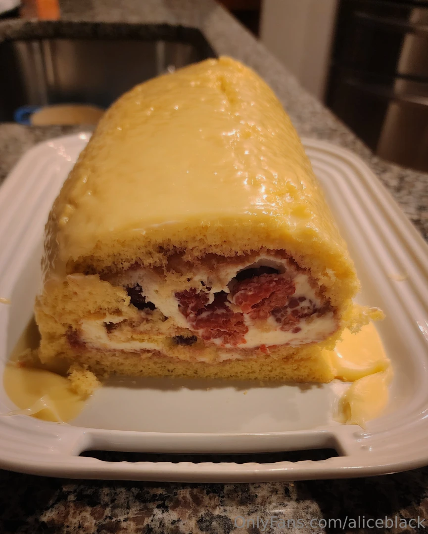 Decided to make a sweet roll lol it s not super pretty but it s the 