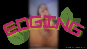 New edging 11 55min so hot and horny in my panty hose giving this clit