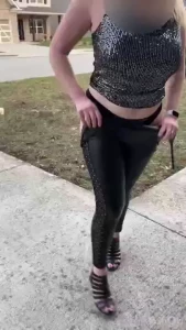 Southernbeauty4u flashing around neighborhood and in town last weekend