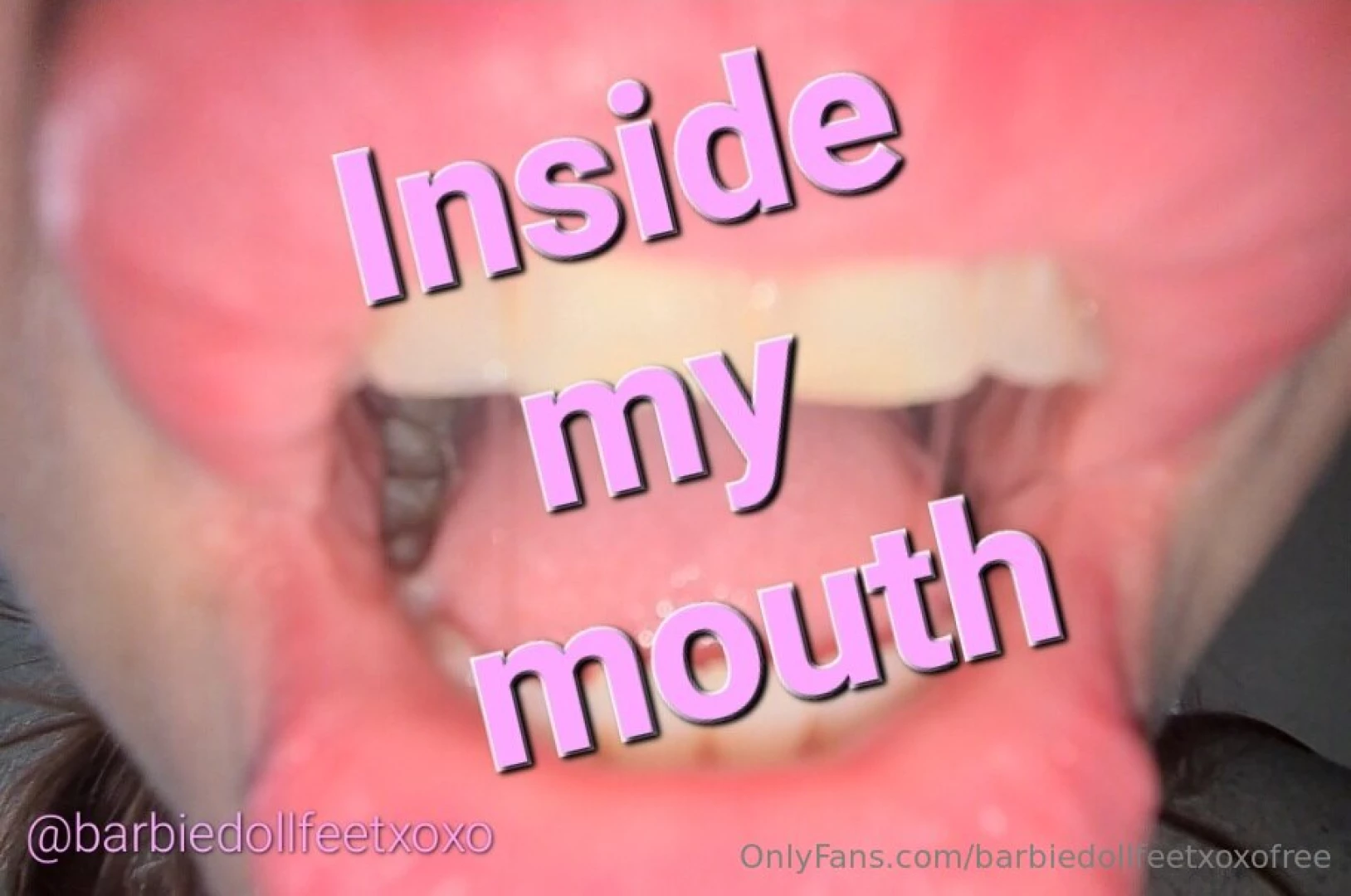 Inside my mouth always have been curious what the inside of my mouth 