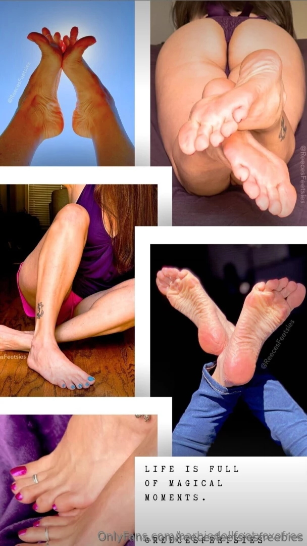 This milf reecesfeetsiesfreebies will sweep you off your feet with part 1 