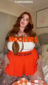 Your favorite server gives you the hooters special