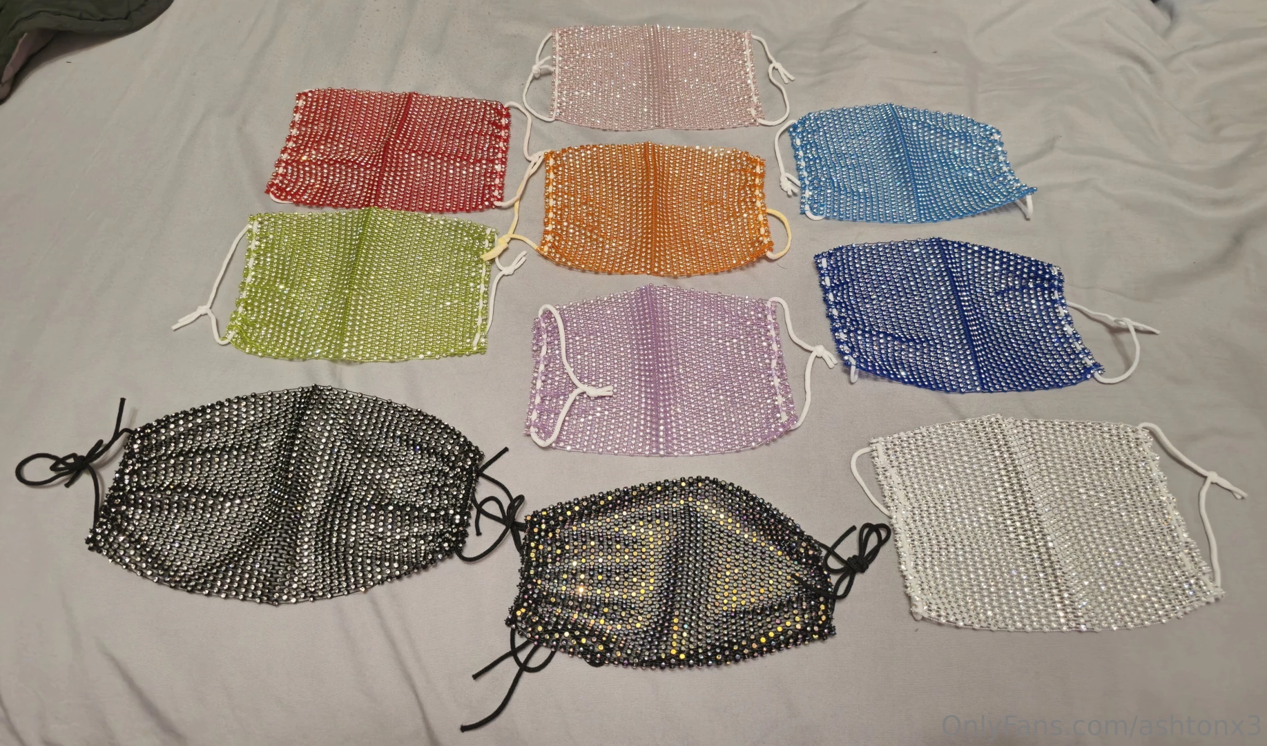 My new bejeweled masks part 2 