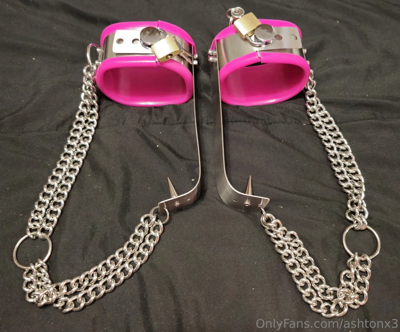 My new ankle cuffs they help keep you on your toes 