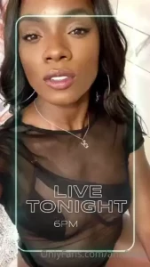 Live tonight 6pm pst dont miss it baby