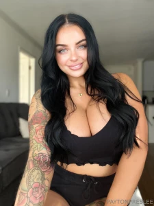 All dressed in black but the smile says i m up to no good