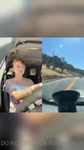 Public titty flashing