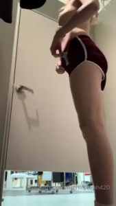 Watch me undress in a public dressing room stay tuned more public