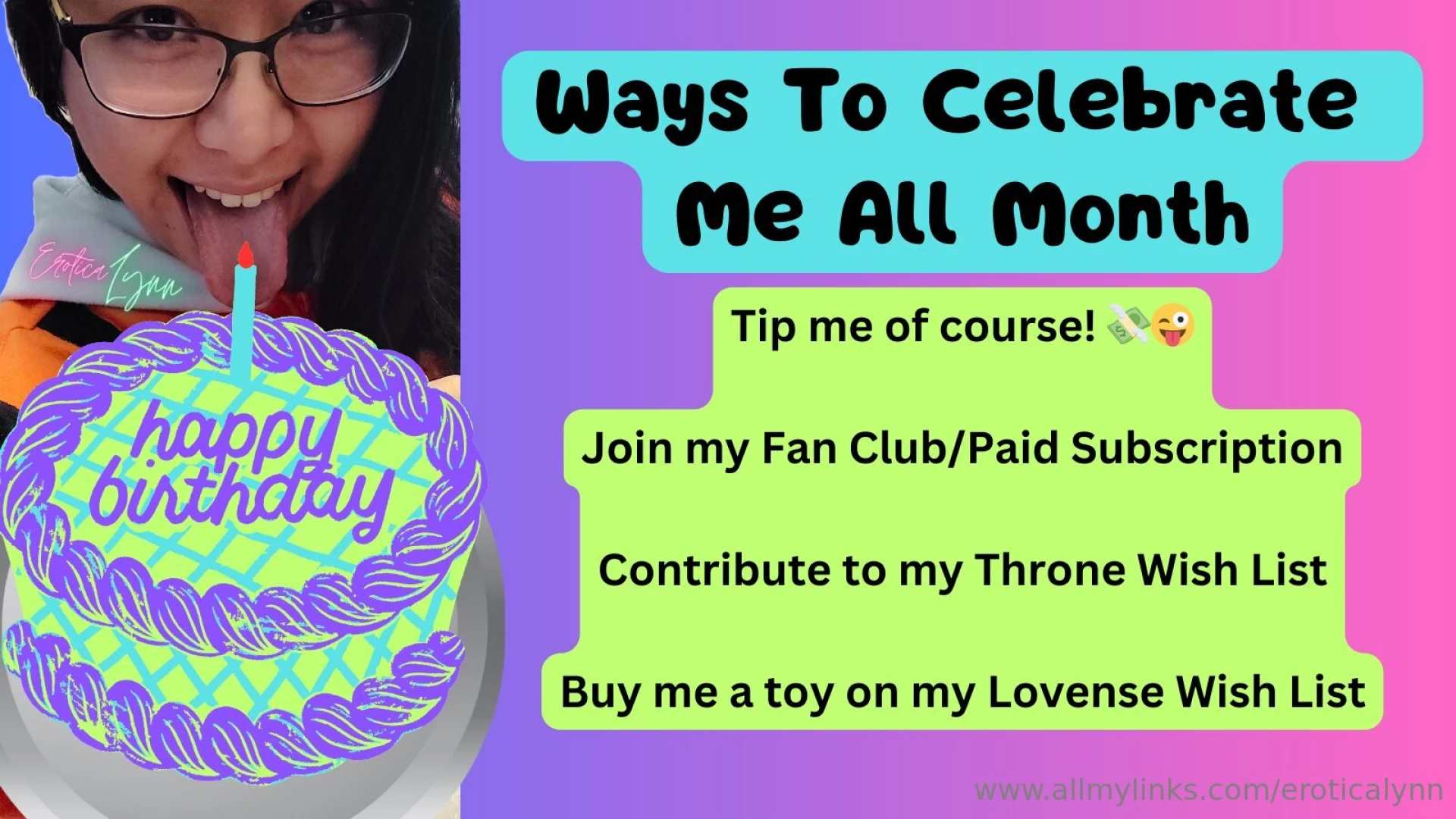 Shout out to the person who recently bought me a sweet gift for my 