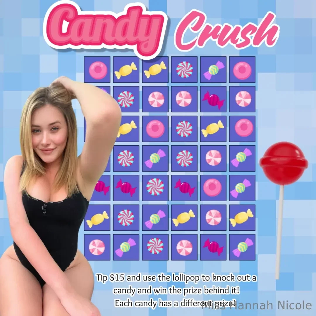 Candy crush tip 15 and use the lollipop to knock out candy and win the 