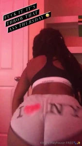Me twerking when i was 19 did i get thicker or smaller
