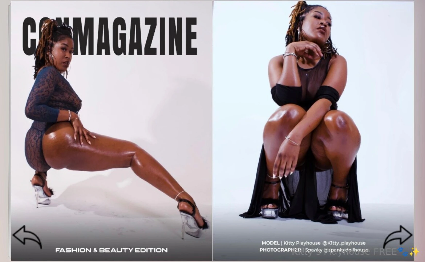 Guyssssss was featured in a fashion magazine part 1 