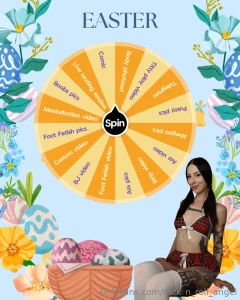 The bunny is feeling naughty today and you ll definitely want to join