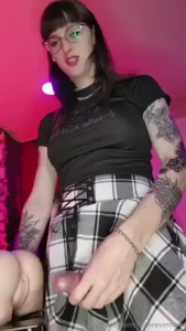 Caught trying to look up my skirt disgusting pervert i know just what