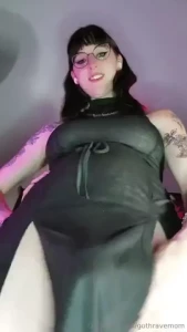 Tongue out now puppy and no whining if it doesn t all go in your mouth