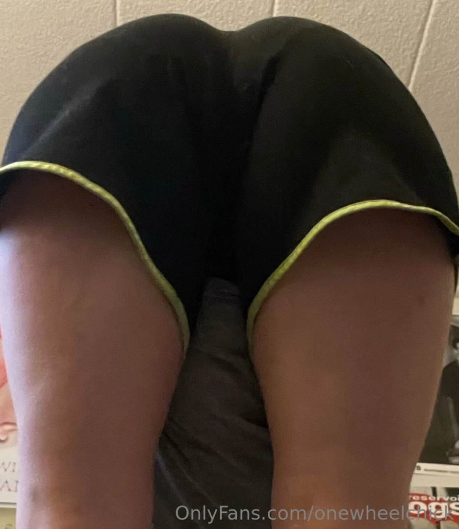 Workout stretch time doing my best to get some disabled booty shots part 2 