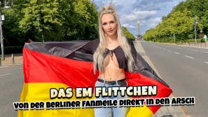 Das em flittchen - von der berliner fanmeile direkt in den arsch