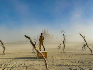 Exploring black rock city arriving at black rock city for another part 7