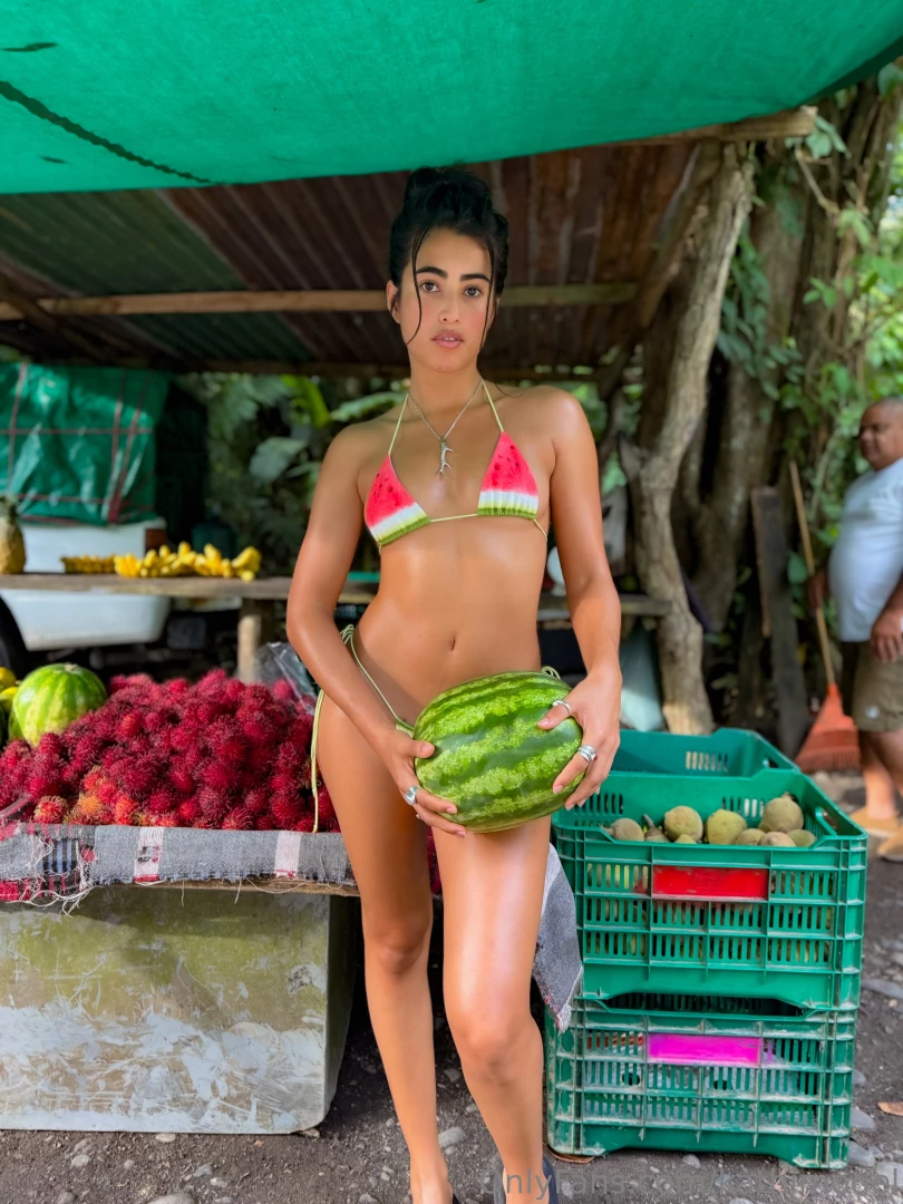 Caribbean with a watermelon bikini the sun is shining brightly and the part 7 