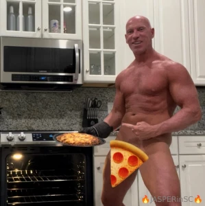 Making pizza tonight naked check out all 3 videos