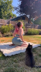 Stretching out after a shoot should i post the outtakes