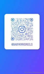 Finally made a second instagram account with reels only babykrrisreels