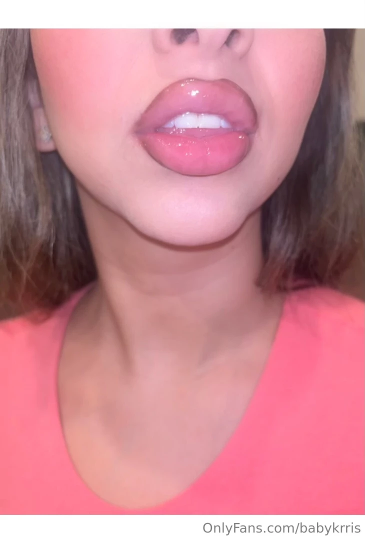 He says i have such a pretty mouth what do you think 