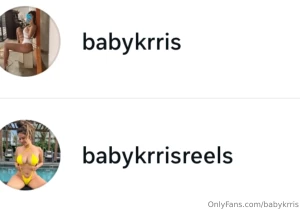 Add my first and second instagram babykrris amp babykrrisreels posting