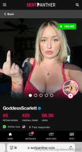Https www sextpanther com goddessscarlett i m a top girl over there