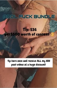 My biggest xxx pool bundle save a boat load of money by tipping once part 1