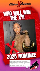 Just reminding ya ll that i have two nominations at the 2025 urban x