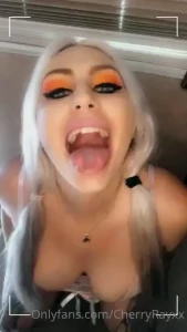 Are you thirsty for me daddy came all over my face and big tits