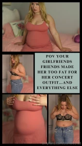 In this video your girlfriend is getting ready to go to a concert when