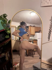 Something blue for you i pulled my panties to the side to show you my part 3