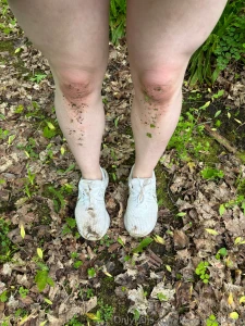 A beautiful day to get your cock sucked by a trans girl in the forest