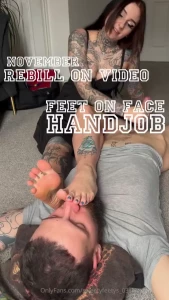 November rebill on video is waiting for you in your inbox feet on face