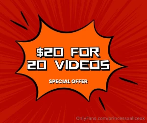 Special offer special offer 20 videos for 20 first fan only part 1