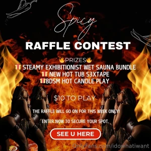 It is time for spicy raffle contest here s how it works whether you