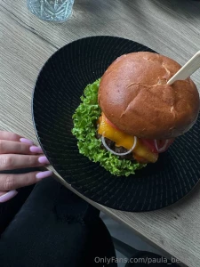 Went out and got a burger today i will now be home for the rest of the