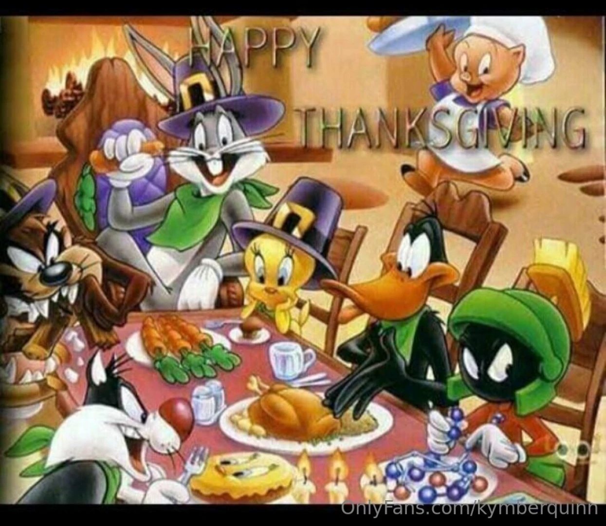 Happy thanksgiving hope you getta enjoy some bombie food with your 