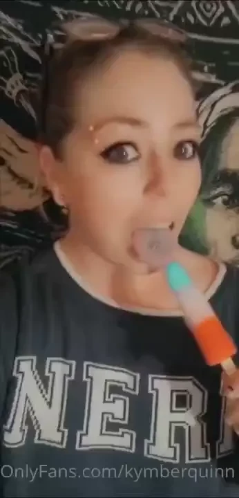 Soo freakin hot today glad i got popsiclez hehe part 2 