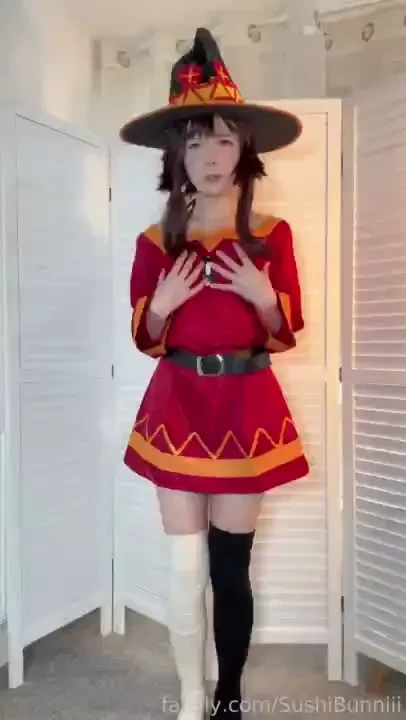Not only is megumin obsessed with mastering explosion magic but she 