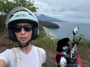 Safety first bali is an island of scooters where colourful bikes can